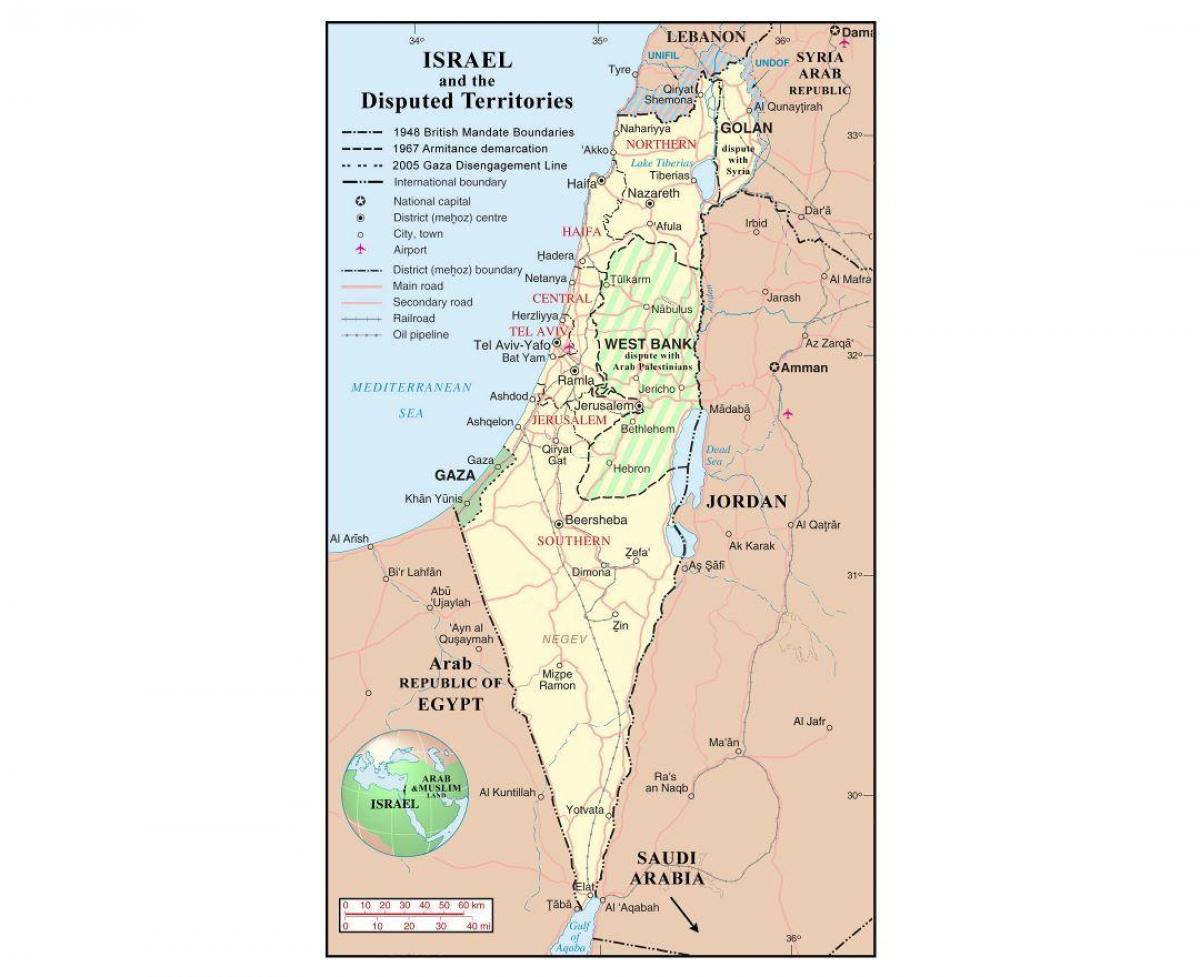 kaart van israel lughawens